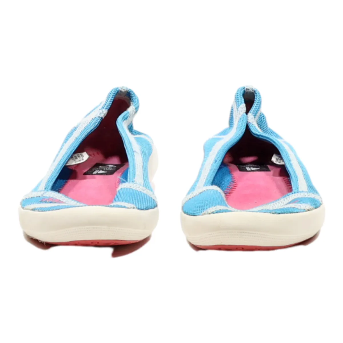 ADIDAS Ballet Shoes Blue Canvas Womens UK 6