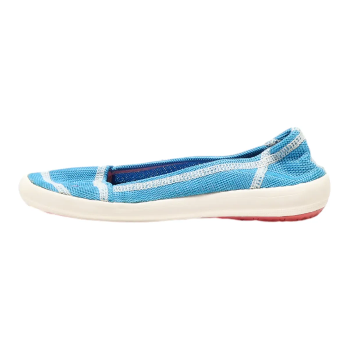 ADIDAS Ballet Shoes Blue Canvas Womens UK 6
