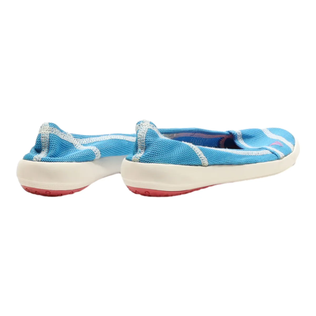 ADIDAS Ballet Shoes Blue Canvas Womens UK 6