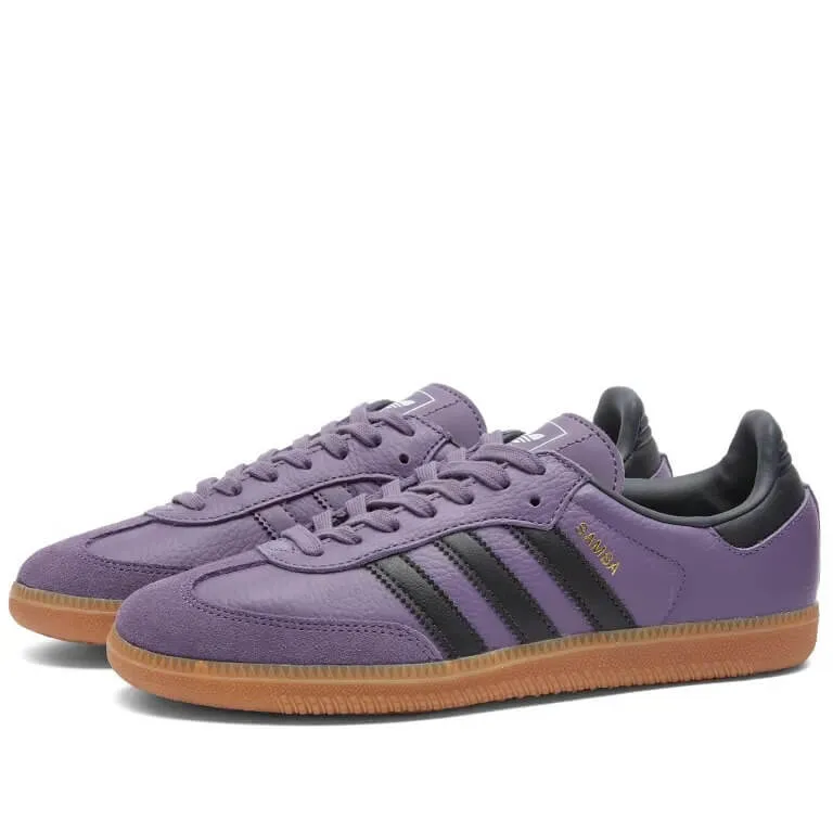 Adidas Samba OG W sneakers, purple/black