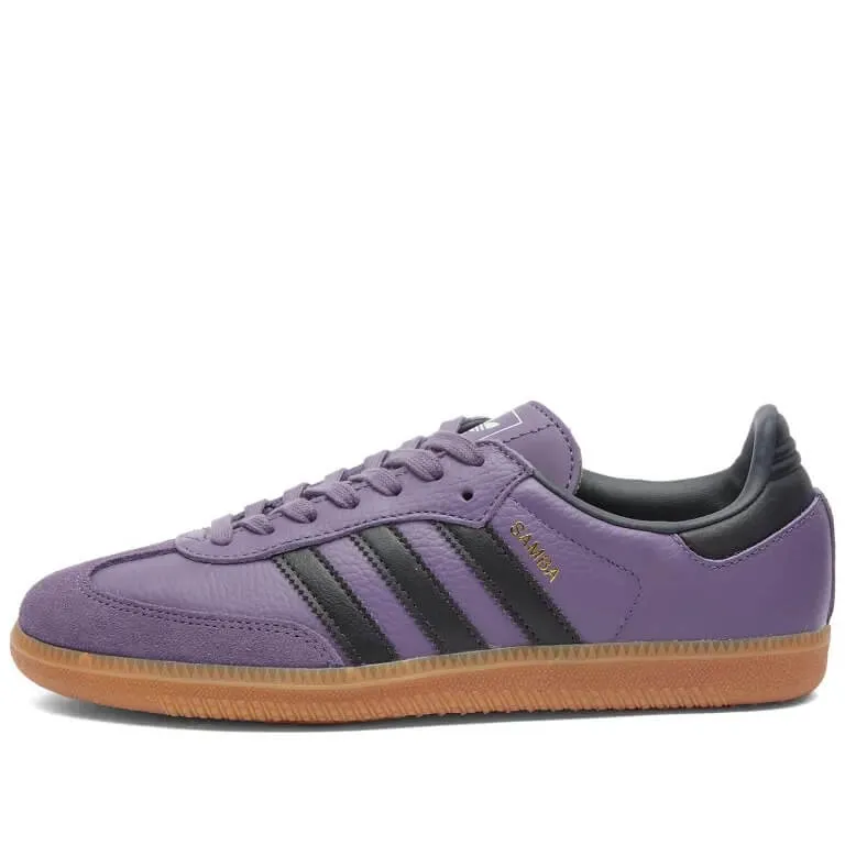 Adidas Samba OG W sneakers, purple/black