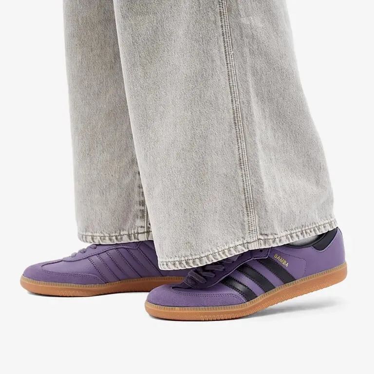 Adidas Samba OG W sneakers, purple/black