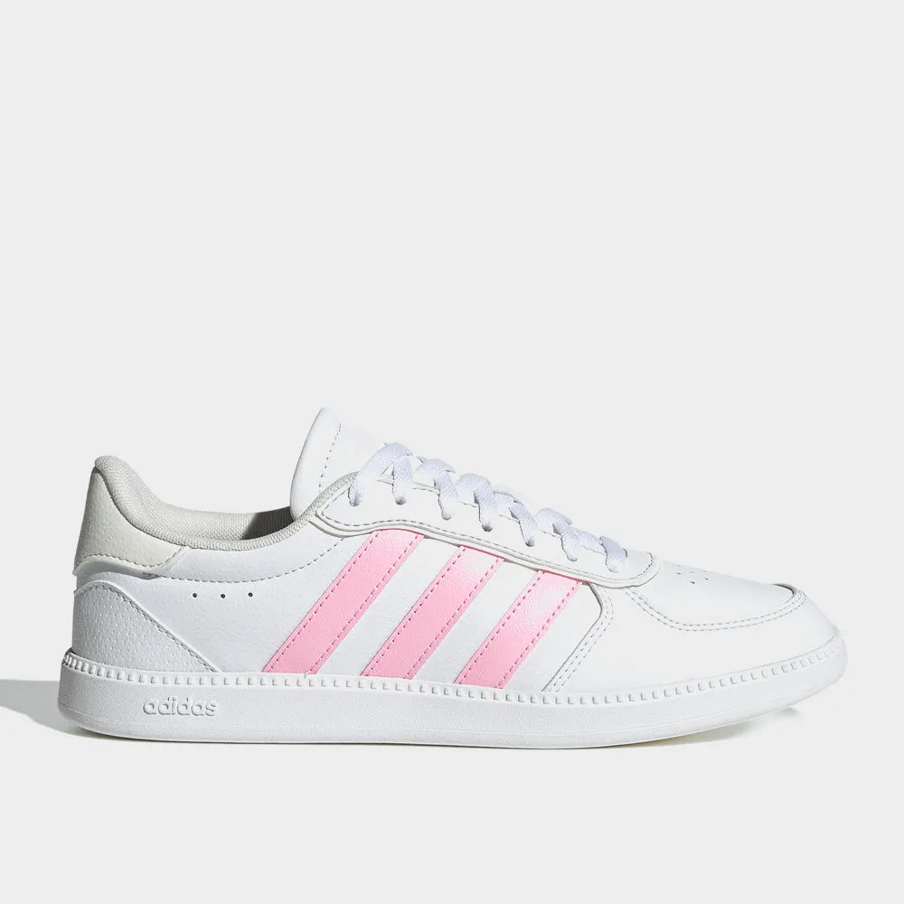 Adidas Womens Breaknet Sleek Sneaker White/pink _ 182671 _ White