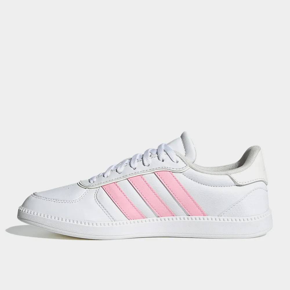 Adidas Womens Breaknet Sleek Sneaker White/pink _ 182671 _ White