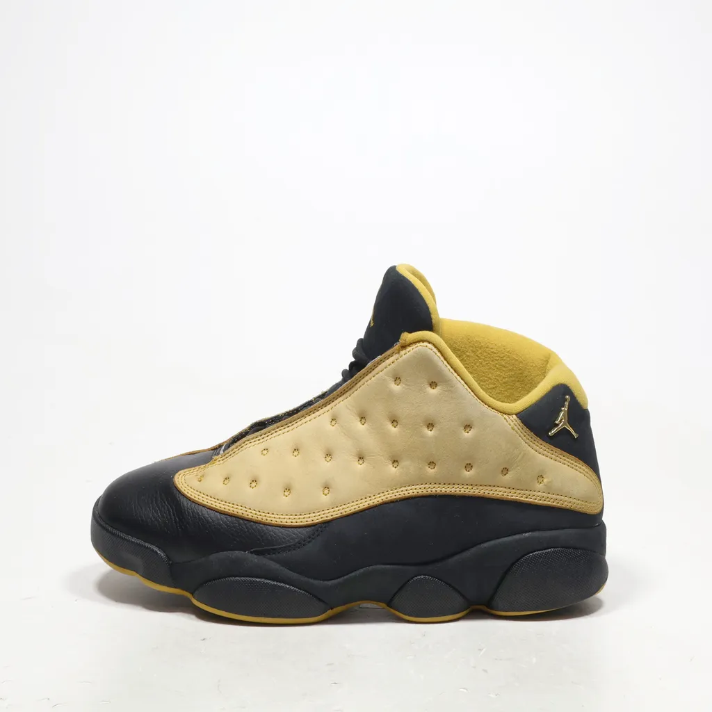 Air Jordan 13 Retro Sport Shoes Leather Yellow Color For Men