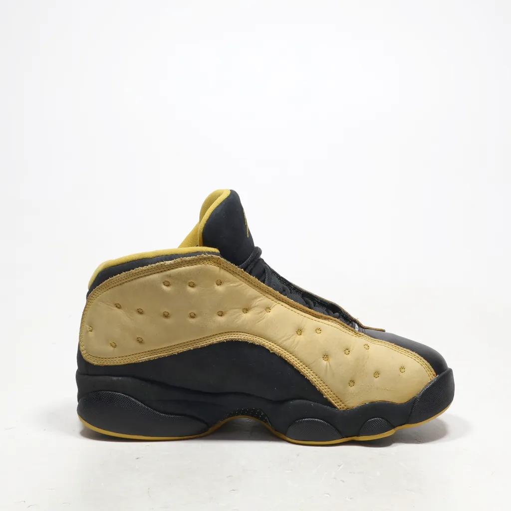 Air Jordan 13 Retro Sport Shoes Leather Yellow Color For Men