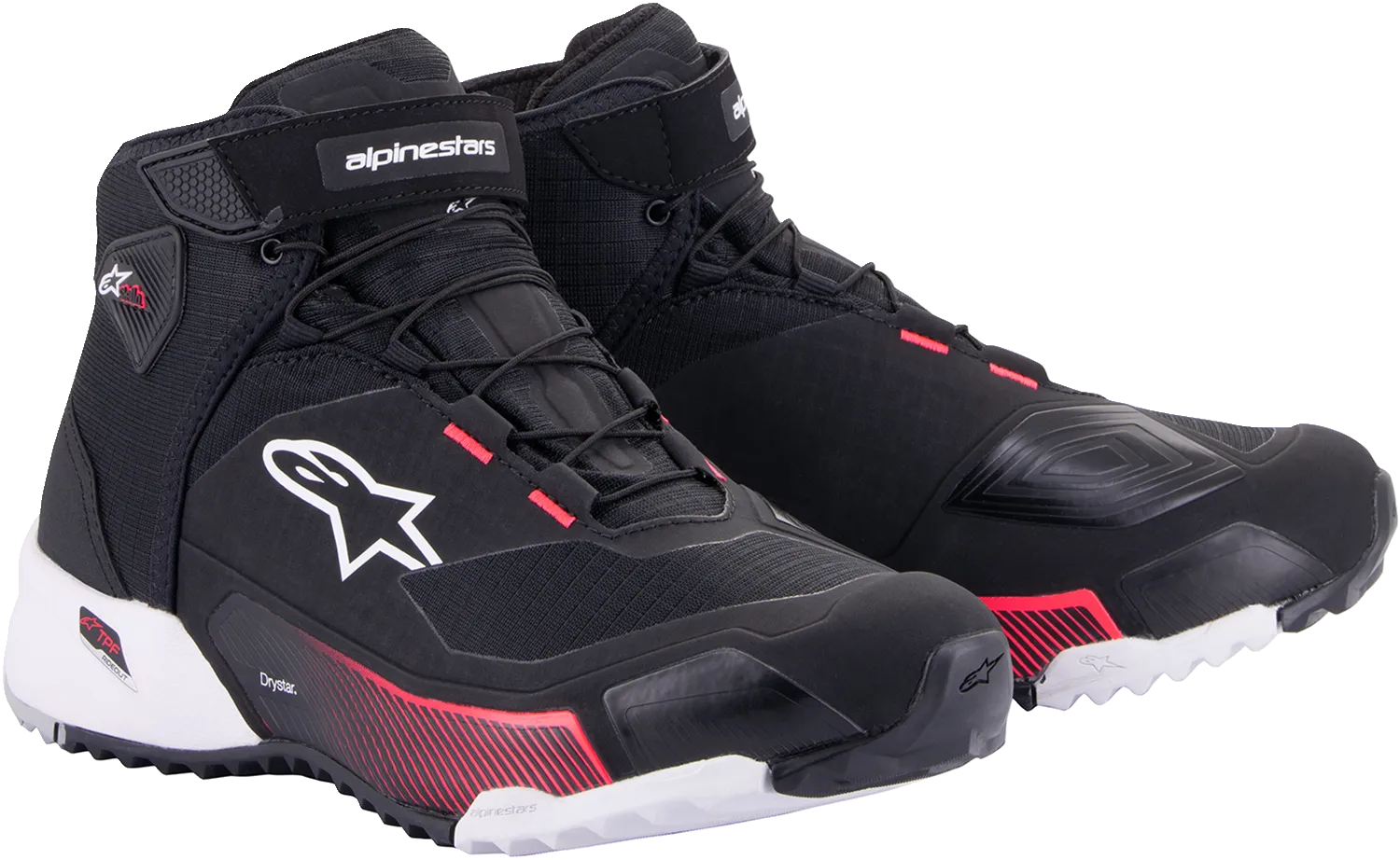 ALPINESTARS Stella CR-X Drystar Shoes - Black/White/Pink - US 6.5 2611523183265