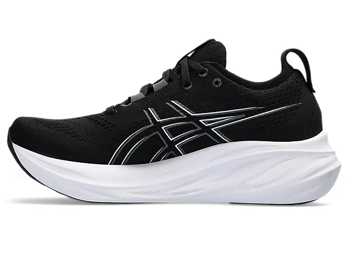Asics Womens Gel Nimbus 26- Black/Graphite Grey (1012B601-001)