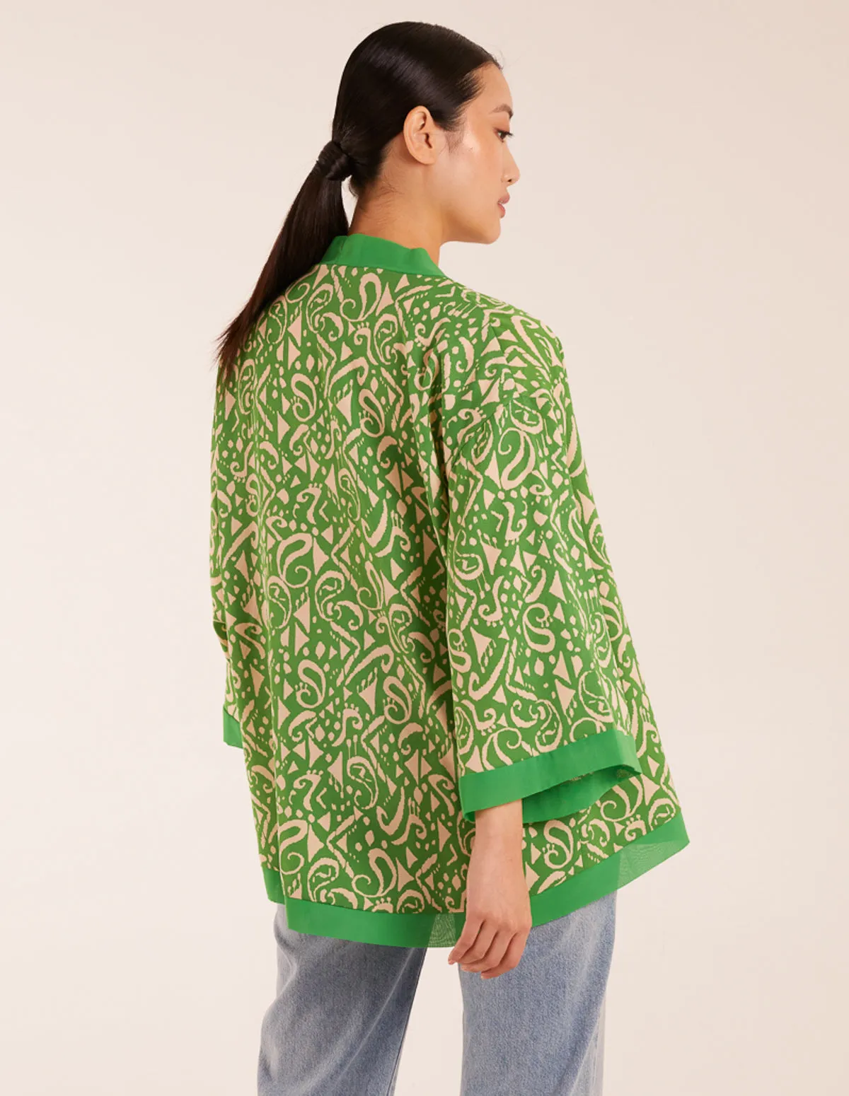 Aztec Print Kimono