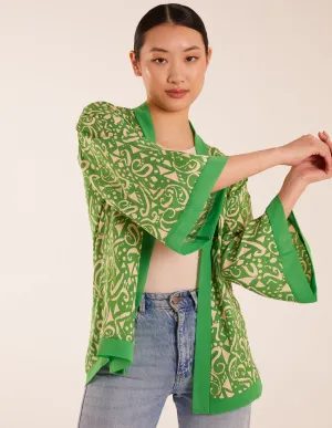 Aztec Print Kimono