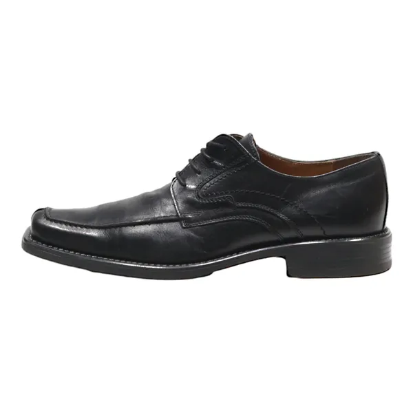 BATA Derby Shoes Black Leather Mens UK 7.5