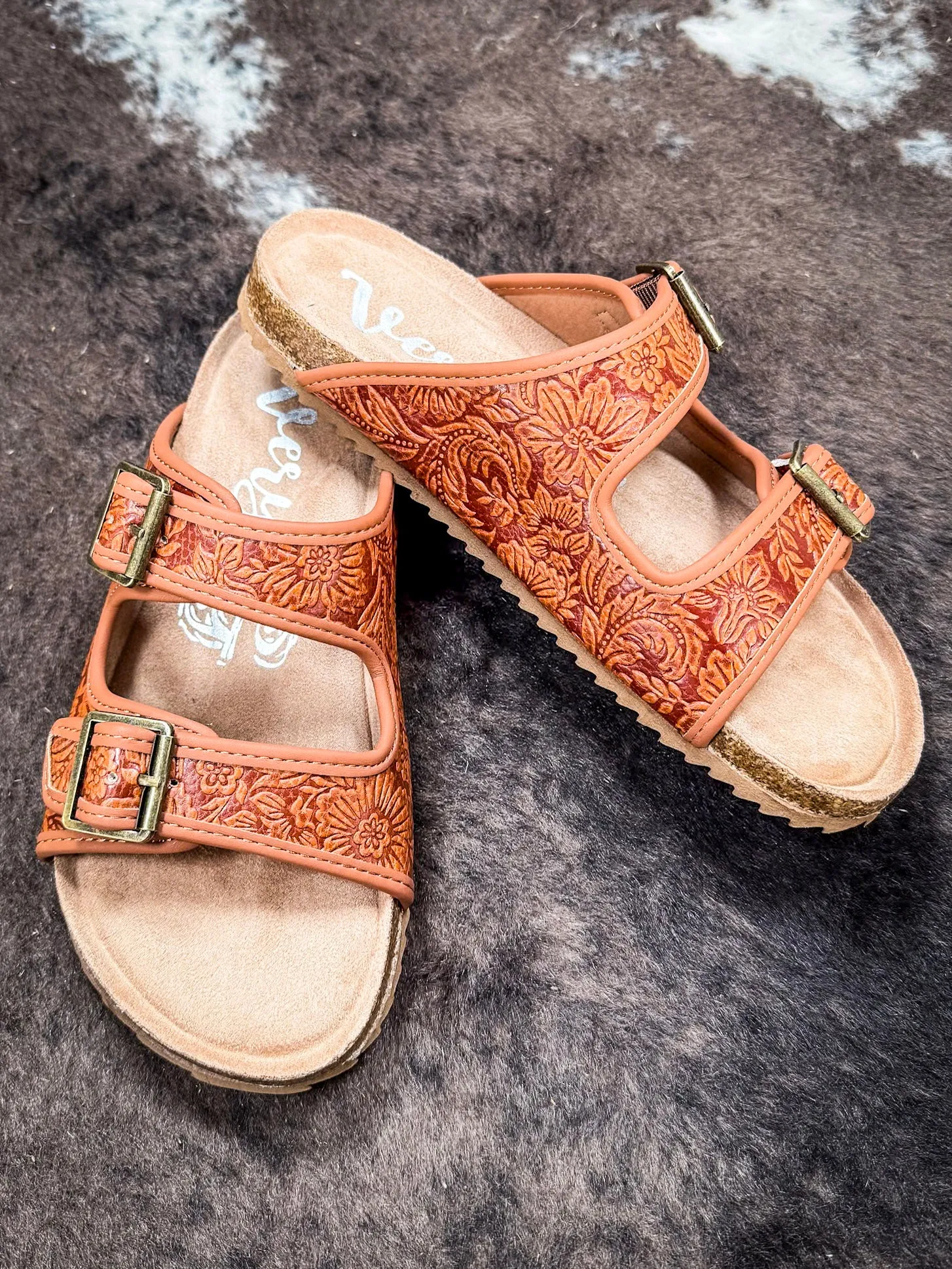 Berry Sandal in Rust by Very G