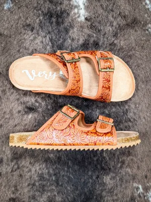 Berry Sandal in Rust by Very G