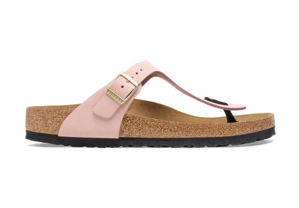 Birkenstock Gizeh Nubuk Leather Soft Pink 1026518
