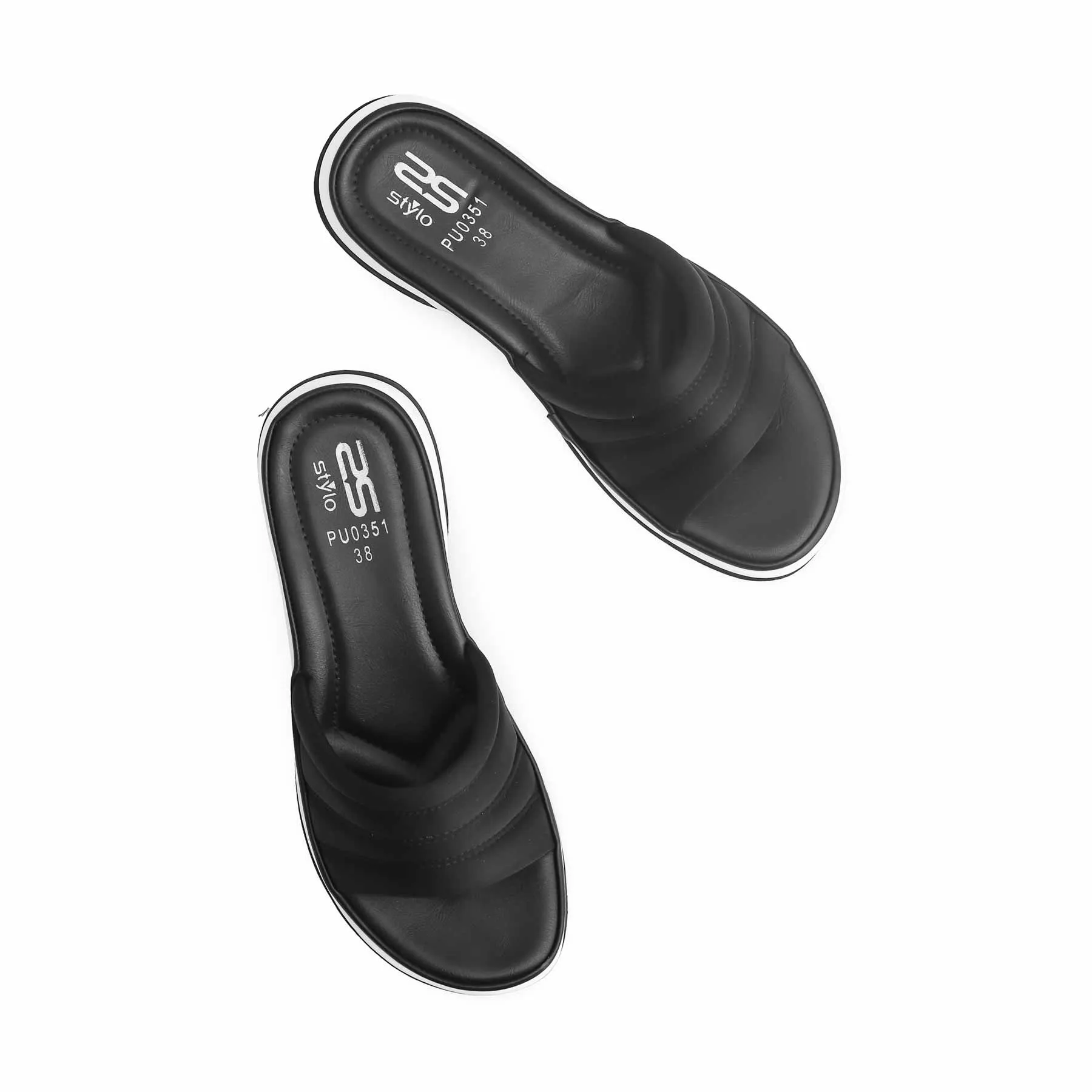Black Formal Slipper PU0351