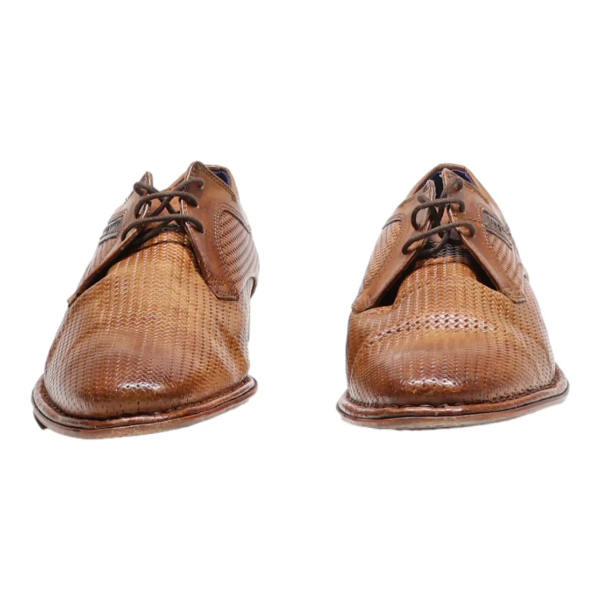 BUGATTI Oxford Shoes Brown Leather Mens UK 8