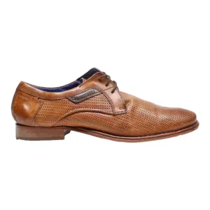 BUGATTI Oxford Shoes Brown Leather Mens UK 8