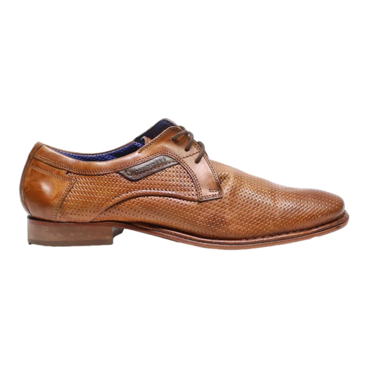 BUGATTI Oxford Shoes Brown Leather Mens UK 8