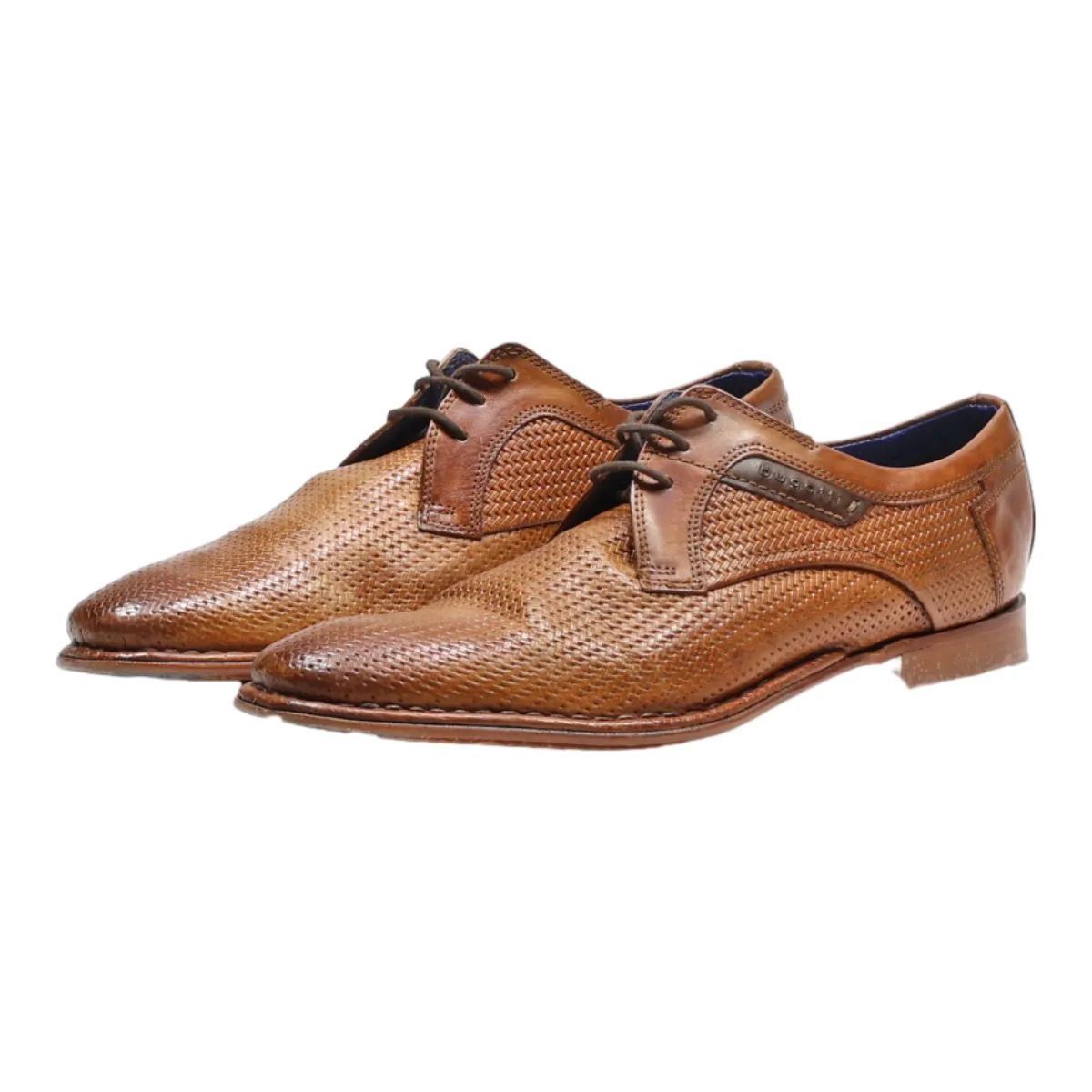 BUGATTI Oxford Shoes Brown Leather Mens UK 8