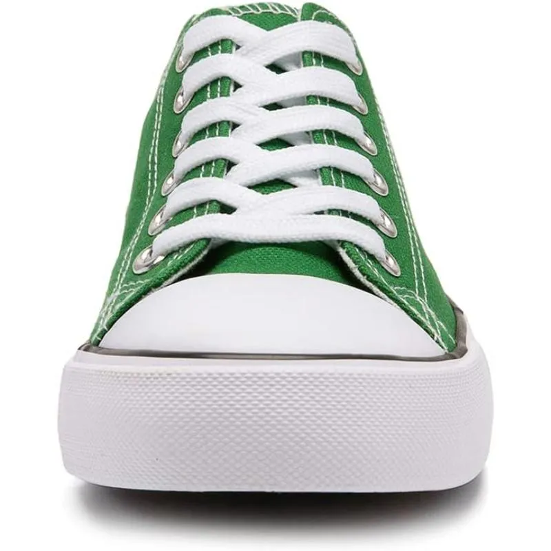 Canvas Lace Up Sneakers For Women