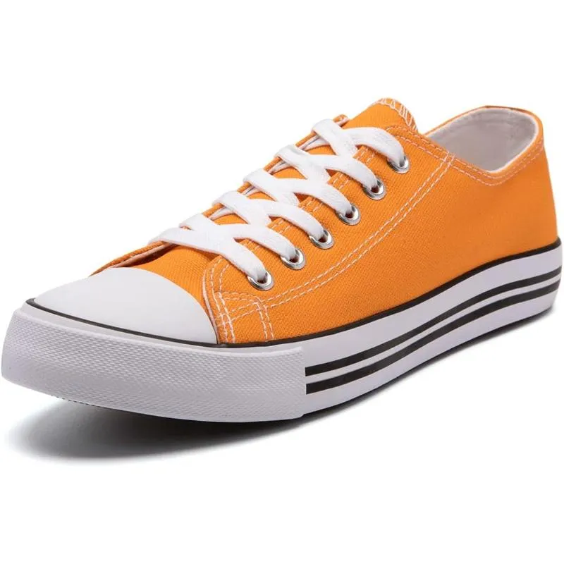 Canvas Lace Up Sneakers For Women
