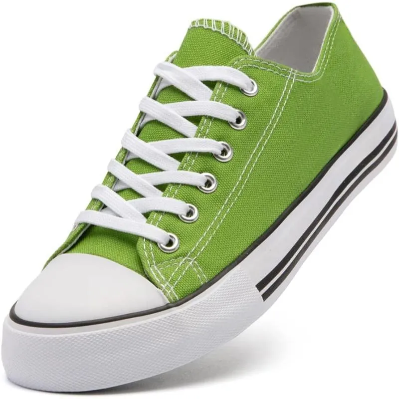 Canvas Lace Up Sneakers For Women