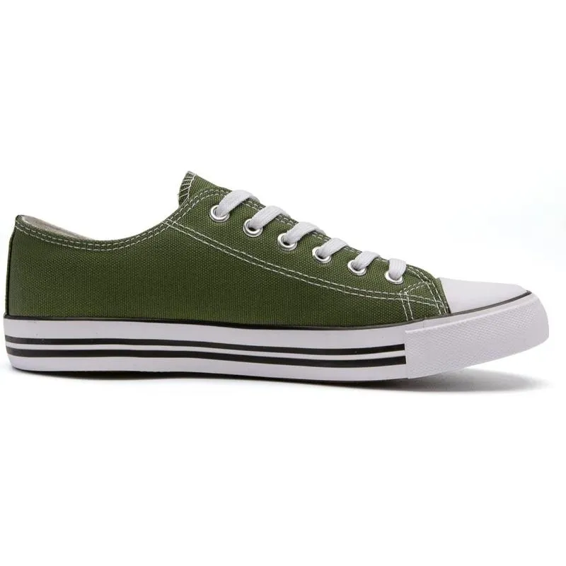 Canvas Lace Up Sneakers For Women