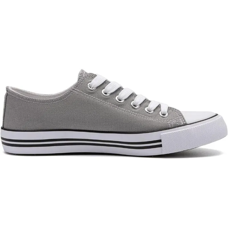 Canvas Lace Up Sneakers For Women