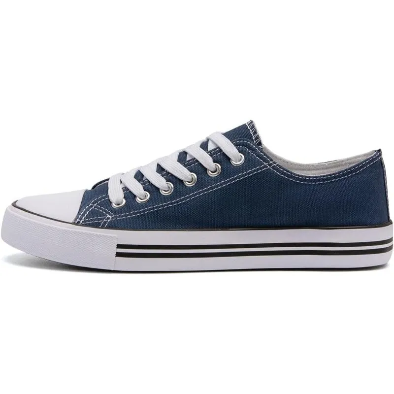 Canvas Lace Up Sneakers For Women