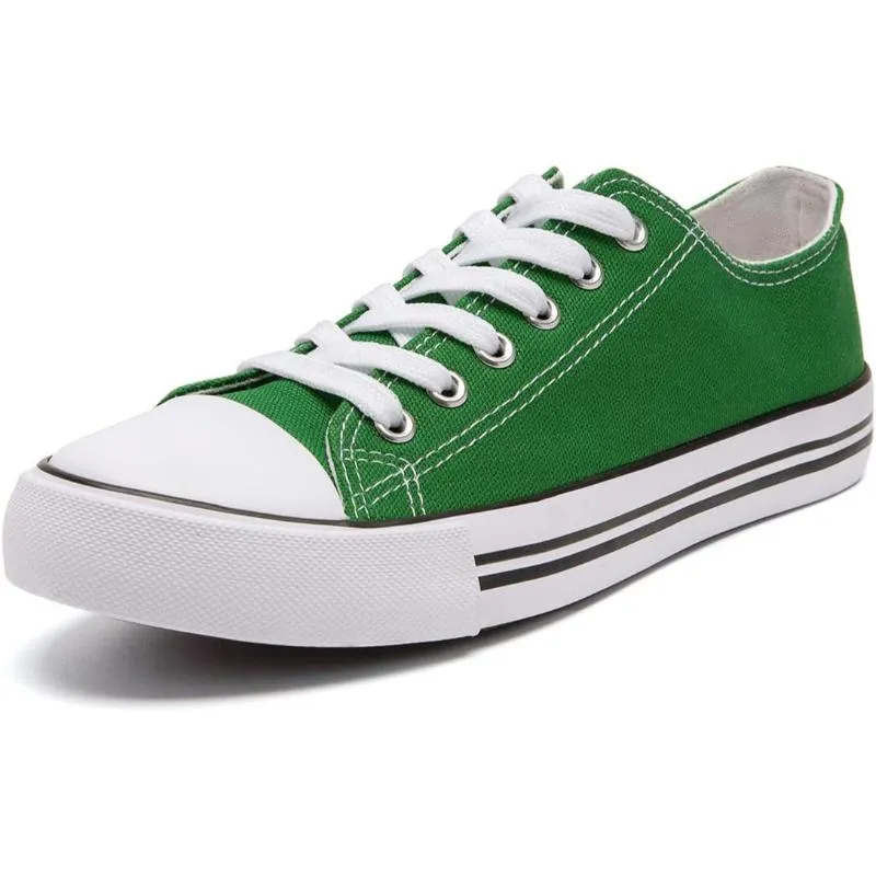 Canvas Lace Up Sneakers For Women