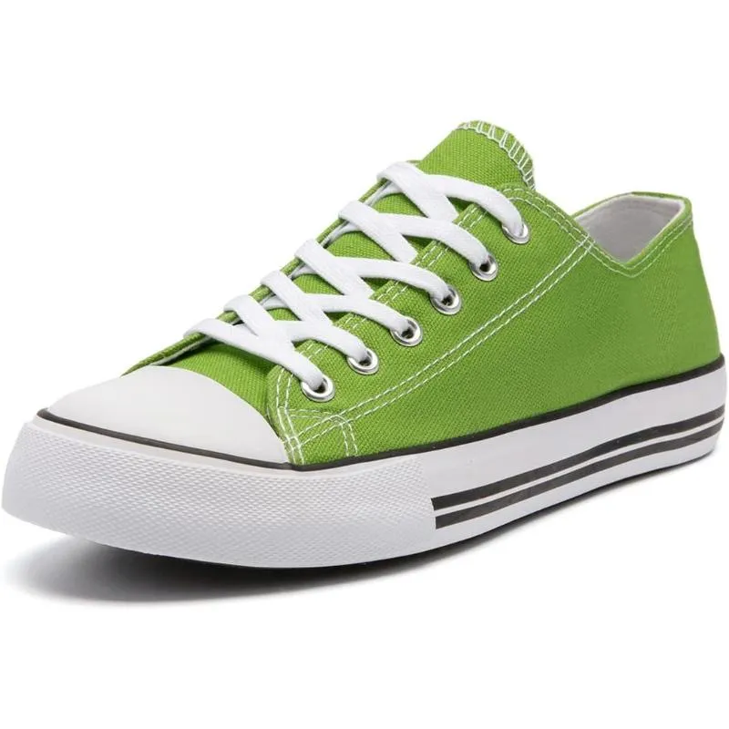 Canvas Lace Up Sneakers For Women
