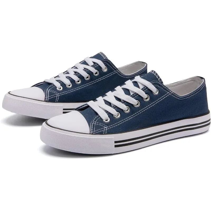Canvas Lace Up Sneakers For Women