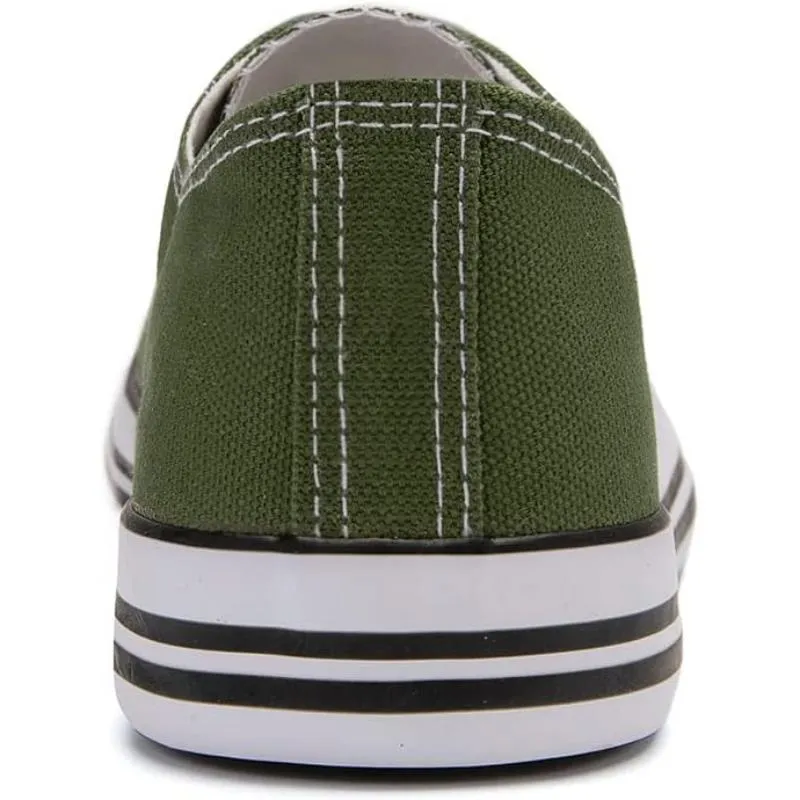 Canvas Lace Up Sneakers For Women