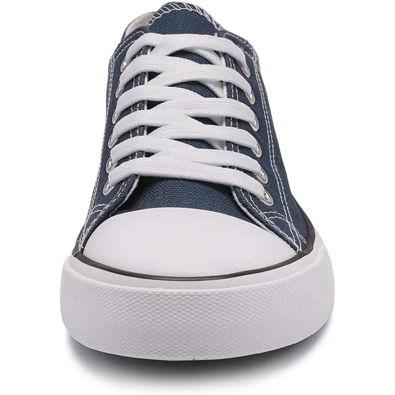 Canvas Lace Up Sneakers For Women