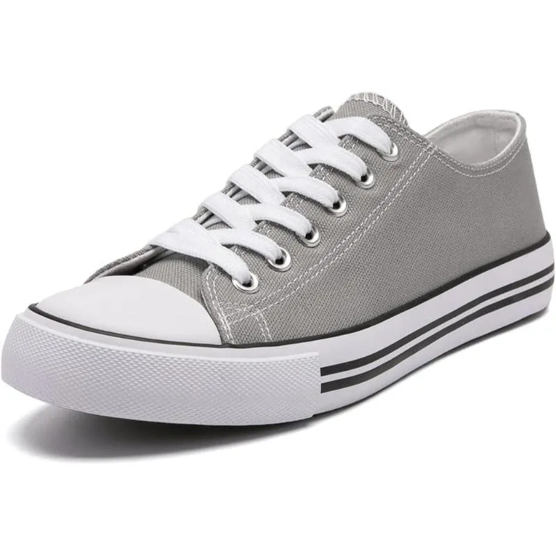 Canvas Lace Up Sneakers For Women