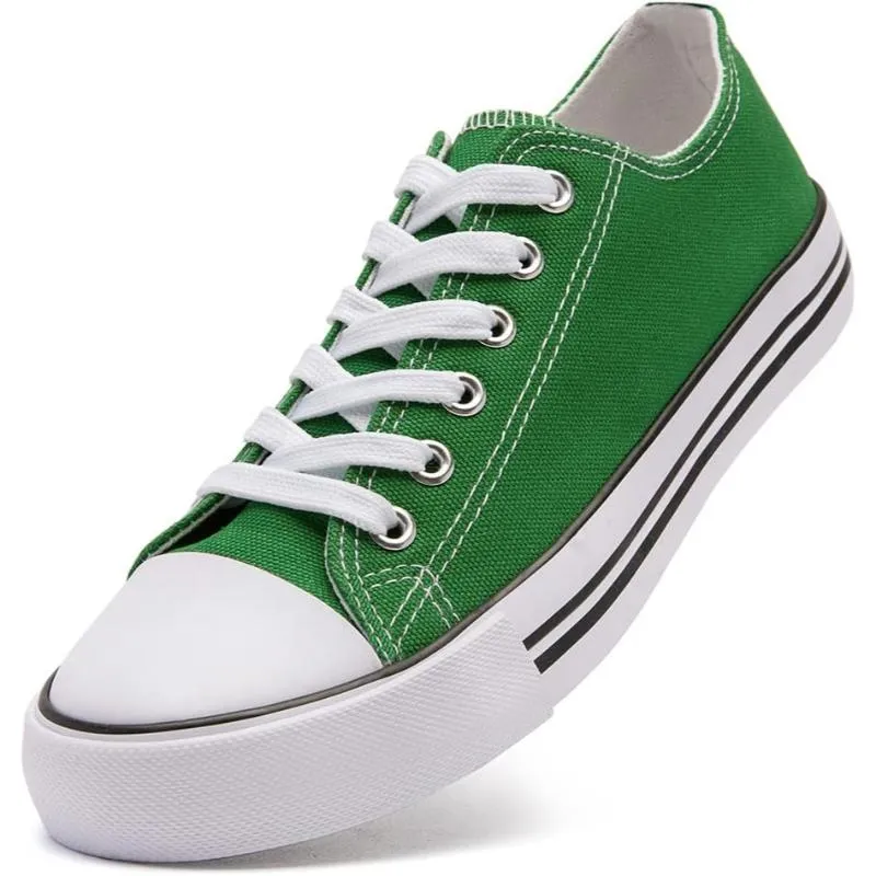 Canvas Lace Up Sneakers For Women