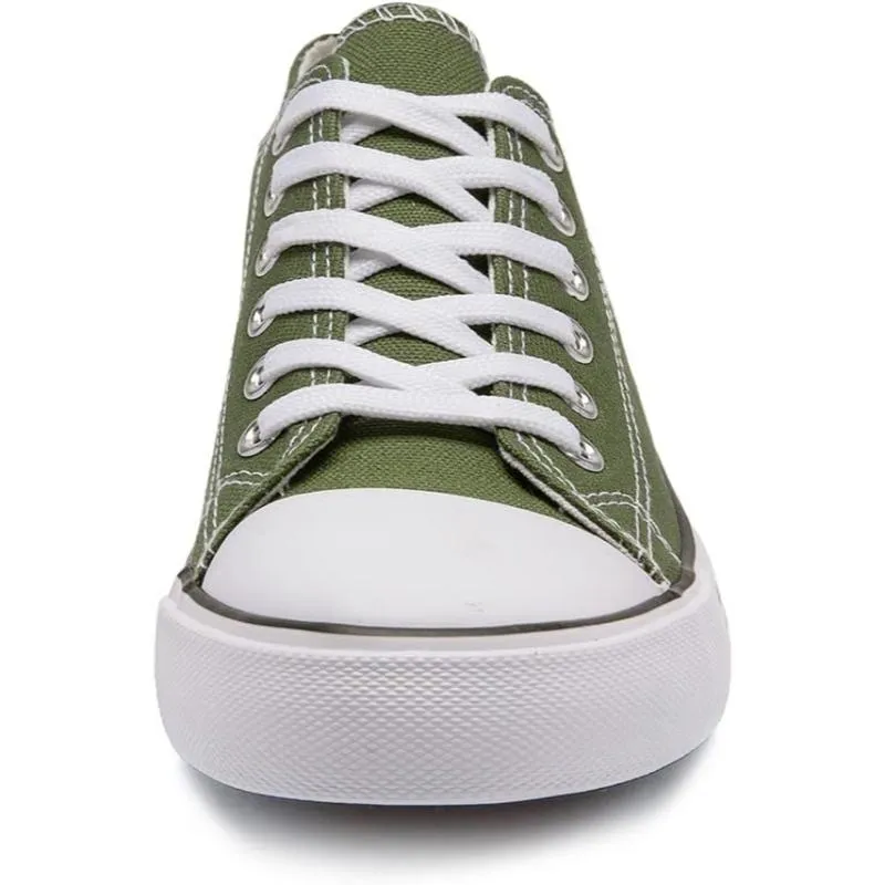 Canvas Lace Up Sneakers For Women