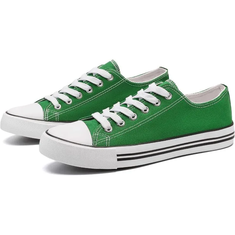 Canvas Lace Up Sneakers For Women