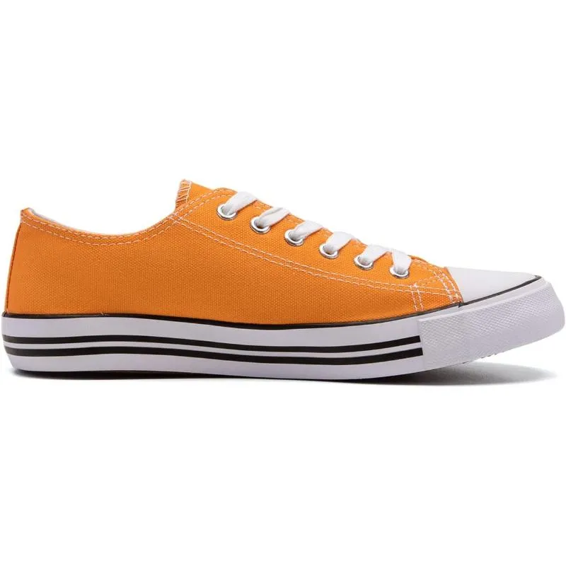 Canvas Lace Up Sneakers For Women