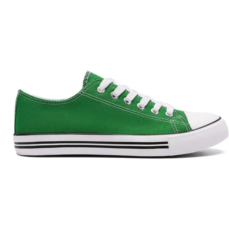 Canvas Lace Up Sneakers For Women