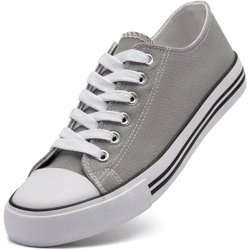 Canvas Lace Up Sneakers For Women