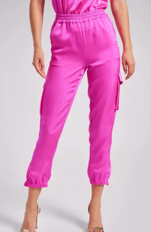 Chandra Satin Jogger