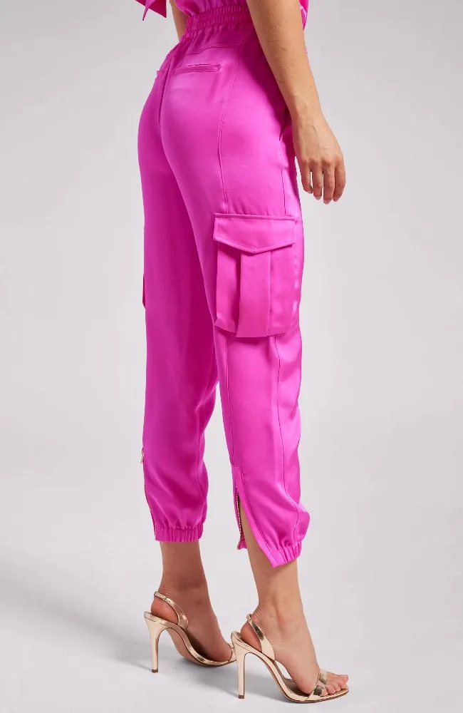 Chandra Satin Jogger