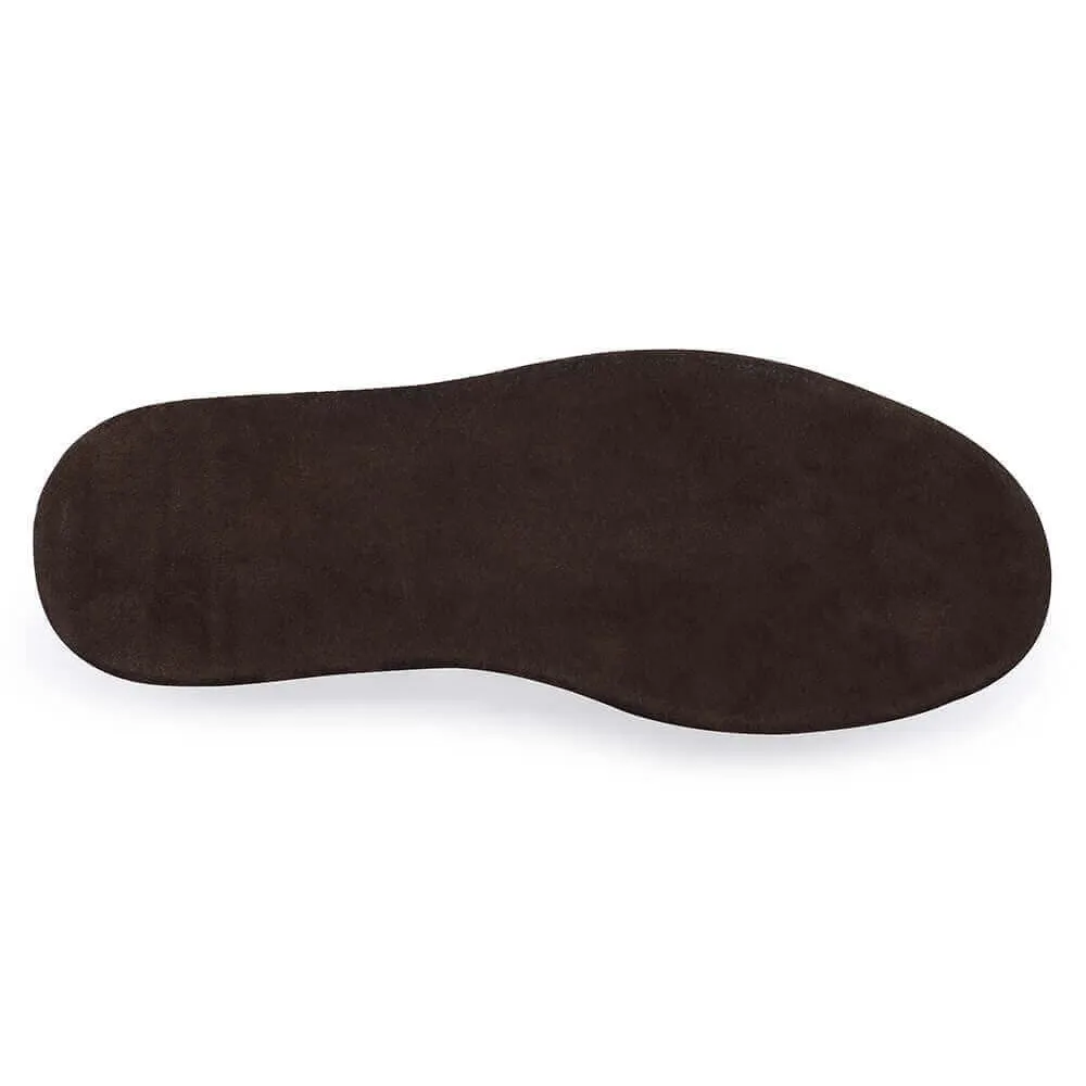 CMR CHAMARIPA Nappa Leather Slipper Indoor Mens Luxury Slipper Mens Premium Mule Travel Slippers Navy Blue