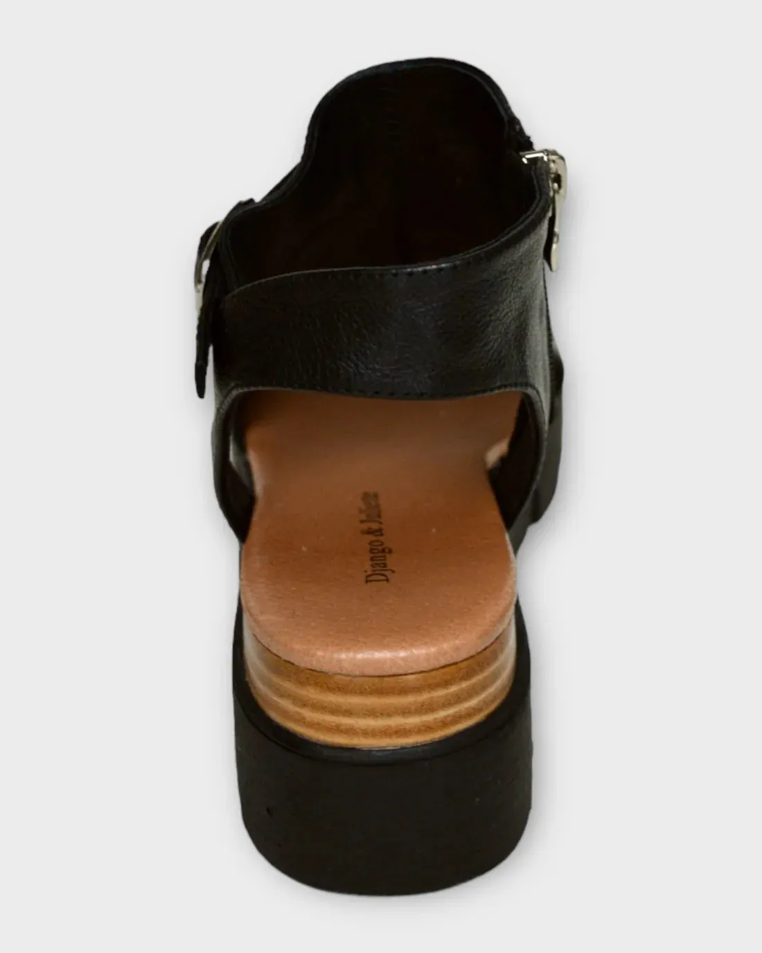 Django and Juliette Rufuss Sandal  - Black