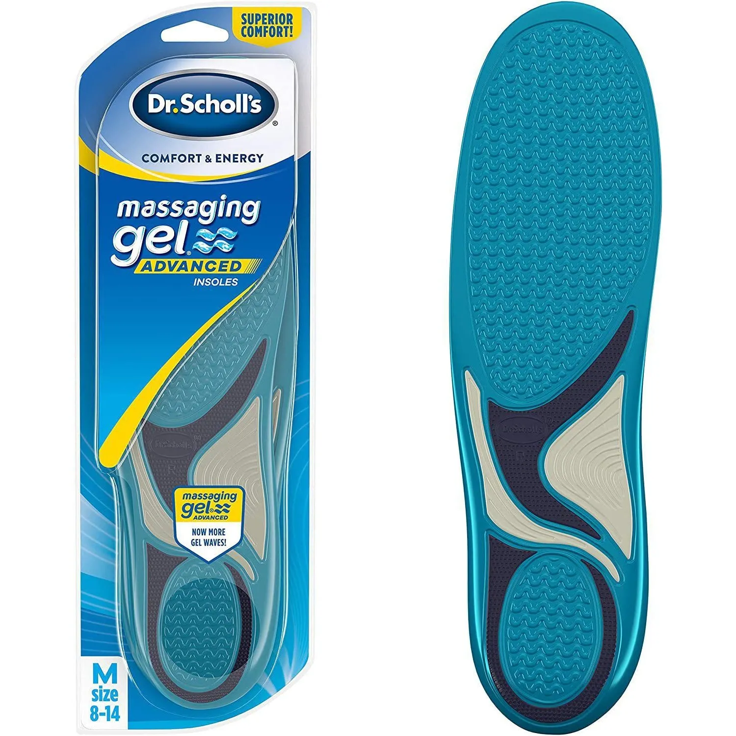 Dr. Scholl‚Äôs Massaging Gel Advanced Insoles (Men's 8-14), 1 Pair