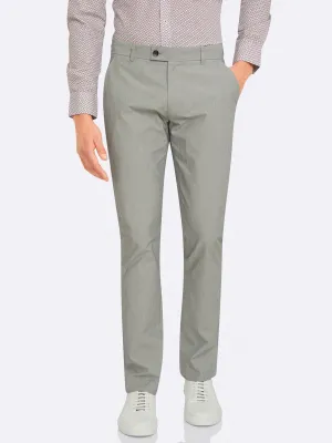 Feather Stripe Slim Leg Trousers