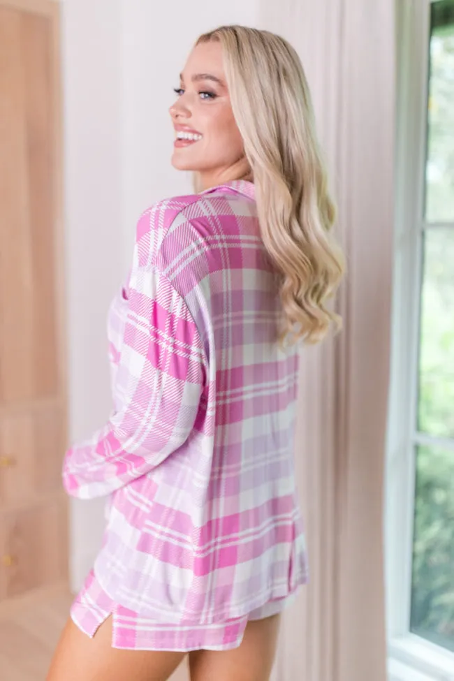 Good To Get Away In Plaid Perfection Plaid Pajama Set