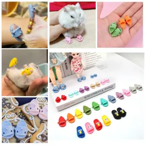 Hamster Shoes Golden Bear Slippers Cute Shark Cosplay Suit Small Pet Clothing Costume Guinea Pigs Assessories Pet Decoration