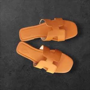 HERMES PARIS SANDALS - ORANGE